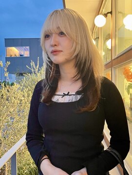 エムサロン 高崎あら町テラス店(emusalon) [茉雪]ざくざくレイヤー×デザインカラー