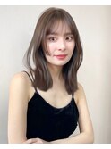 ツヤと柔らかさのある【お洒落ヘア】まろグレージュ★