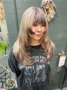 マーシュ(marshu) ブリーチデザイン♪レイヤーカット×エンドカラー【Hikaru】
