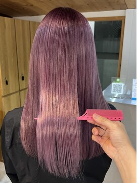 キラ 原宿(KILLA) ブリーチありダブルカラー/ピンクラベンダー/ローレイヤー/原宿