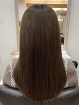 アルターリール(aL ter Rire)&nbsp;くびれヘア/アプリコットオレンジ/ハイライトカラー/澤瑞絵