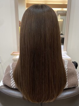 アルターリール(aL ter Rire) くびれヘア/アプリコットオレンジ/ハイライトカラー/澤瑞絵