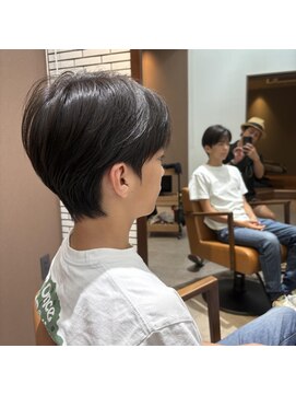 スーリール 小倉店(Sourire) メンズ　ツヤカット　10代　黒髪