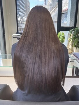 エスアンドケー 下通店(S&K) オリーブブラウン/透明感カラー