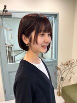 ジジ(jiji)&nbsp;ボブ/ボルドー/バーガンディ