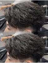 ステラ(STELLA)&nbsp;フェザーパーマ/毛流れパーマ/メンズパーマ/メンズカット