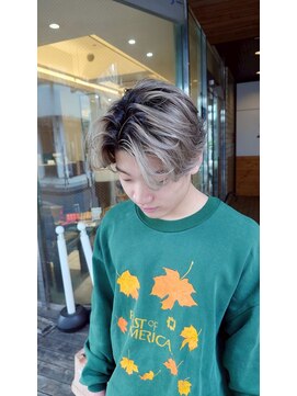 ブロッサム ひばりヶ丘(Blossom) シャドールーツセンターパートダブルカラーツーブロック