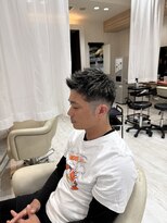 ソワン ドゥ ブレス 立花店(soin de brace) メンズフェードカット/メッシュカラー/尼崎