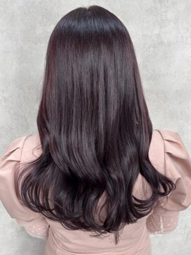 ルノン フィージュ(LUNON fieju) 黒髪クラゲヘアーオリーブグレー小顔ココアベージュ