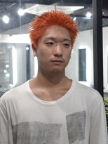 ラベル 渋谷(LAVEL)&nbsp;スパイキーショート/ブロンド/ブリーチカラー/抜きっぱなし