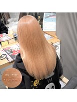 ミエルヘアーエスト 新宿店(mielhair est)&nbsp;黒染め履歴◎オレンジベージュ