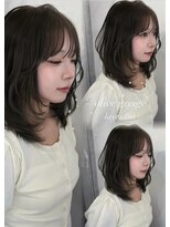 ムージー(moug)&nbsp;olive greige × layer cut