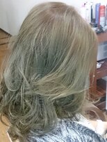 ヘアー アンアン(Hair AnAn)&nbsp;★グレーアッシュ★大人ロブスタイル♪