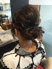 浴衣×ヘアセット×ロング  