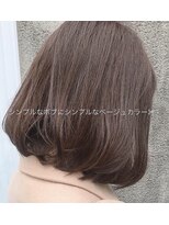 リンク ヘアスペース(Link hair space)&nbsp;【Link】[お客様スタイル51］#大人ボブ#暗髪#ベージュ