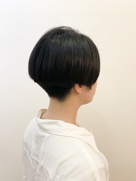 パティオン(PATIONN) 簡単乾かすだけの水平ラインのグラデーションボブスタイル☆