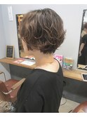 【loty川原一高】ラフなウェーブ×ショートパーマ