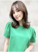 【韓国くびれミディ】オリーブベージュ