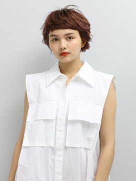 ヘアーサロン ソシエ 二子玉川店 マッシュショート/ピンクブラウン[二子玉川/二子玉川駅]