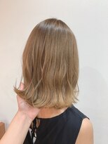 シャルムヘアー(charme hair) ハイトーンミルクティーカラー