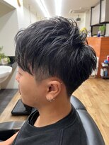 バーバーショップテト(barber shop tete) 爽やかツーブロックアップバングショート