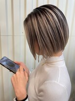 ジャンクス 千葉(junks)&nbsp;グレージュカラー/シルキーベージュ/艶髪ボブ[千葉/千葉中央]