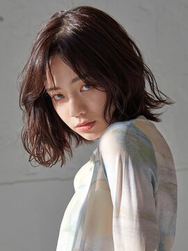 ラフィスヘアー シャイン 松戸店(La fith hair shine) 【La fith】ふんわりボブ×チョコレートブラウン