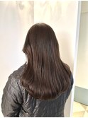 艶感グレーベージュ髪質改善酸性ストレートパーマ銀座美髪矯正