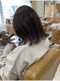 【立町メアリーバイメリー】☆くすみブラウン×外ハネボブ☆