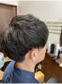 【メンズ】束感マッシュショート/爽やか黒髪/短髪ツーブロック