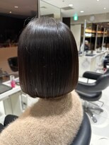 アヴァンスクロス あべのルシアス店(AVANCE.CROSS)&nbsp;丸みがあるミニボブ