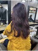 切りっぱなしボブ エアリーロング 美髪 ピンクブラウン
