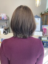 スアバイキキ(SuA by kiki.)&nbsp;デザインカラー/レイヤー/ウェットヘア/オリーブベージュ[千葉