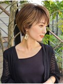 ショートボブ小顔カット大人ヘア髪質改善30代40代50代表参道青山