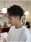 シャドウパーマアップバング