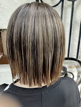 ヘアサロン ビビット 久宝寺店(VIVIT) 白髪ぼかしコントラストハイライト