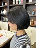 切りっぱなしボブ
