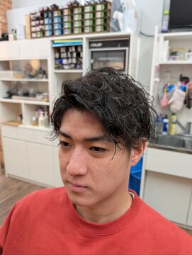 トリイ(TORII) 波の名残を活かした2ブロックショート