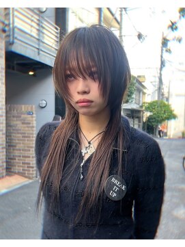 キイ 原宿 表参道(K.e.y) ロングウルフ/ウルフ/ウルフカット