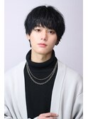 前髪短めマッシュ