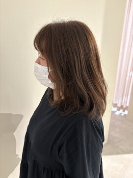 アヴァンスクロス あべのルシアス店(AVANCE.CROSS) レイヤーカット×明るめブラウン