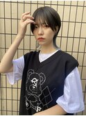 インナーカラー・ブルーシルバー・ブルーブラック