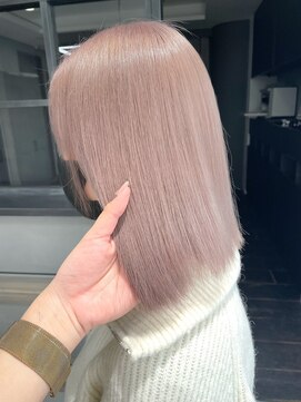 ルーブ トウキョウ(Loob. TOKYO) ハイトーンカラーミルクティーベージュピンクベージュ韓国30代