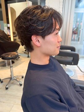 アイコニック 日進梅森台店(ICONIQ) メンズ/メンズカット/フェザーパーマ/ニュアンスパーマ