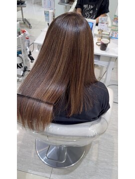 クレア 上大岡(CREA) 白髪ぼかしハイライト縮毛矯正ダブルカラー髪質改善30代40代50代