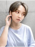 【GEEKS渋谷】オリーブグレージュ/小顔/クールショート/襟足短め