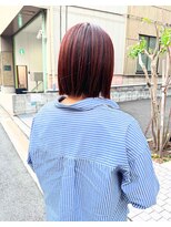 アイフィールアヴェダ 船堀店(i feel AVEDA) 赤味ボブ