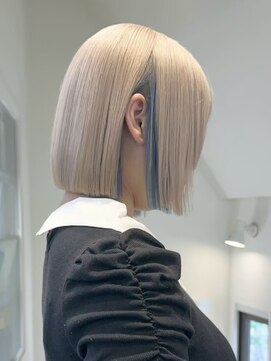 ラック 表参道(LUCK) ホワイトブロンド/インナーカラー/ケアブリーチ/表参道