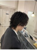 波巻きスパイラルパーマ mana