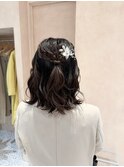 【中里恵梨】ヘアセット/ボブ/編み込みヘア/ハーフアップ